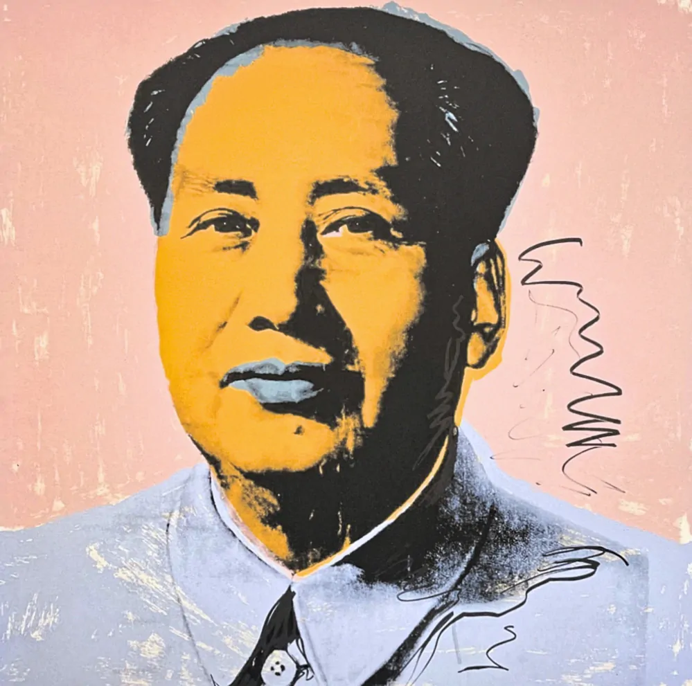 Andy Warhol - Mao Ce-tung žlutý 35/100 - edice Leo Castelli s certifikátem