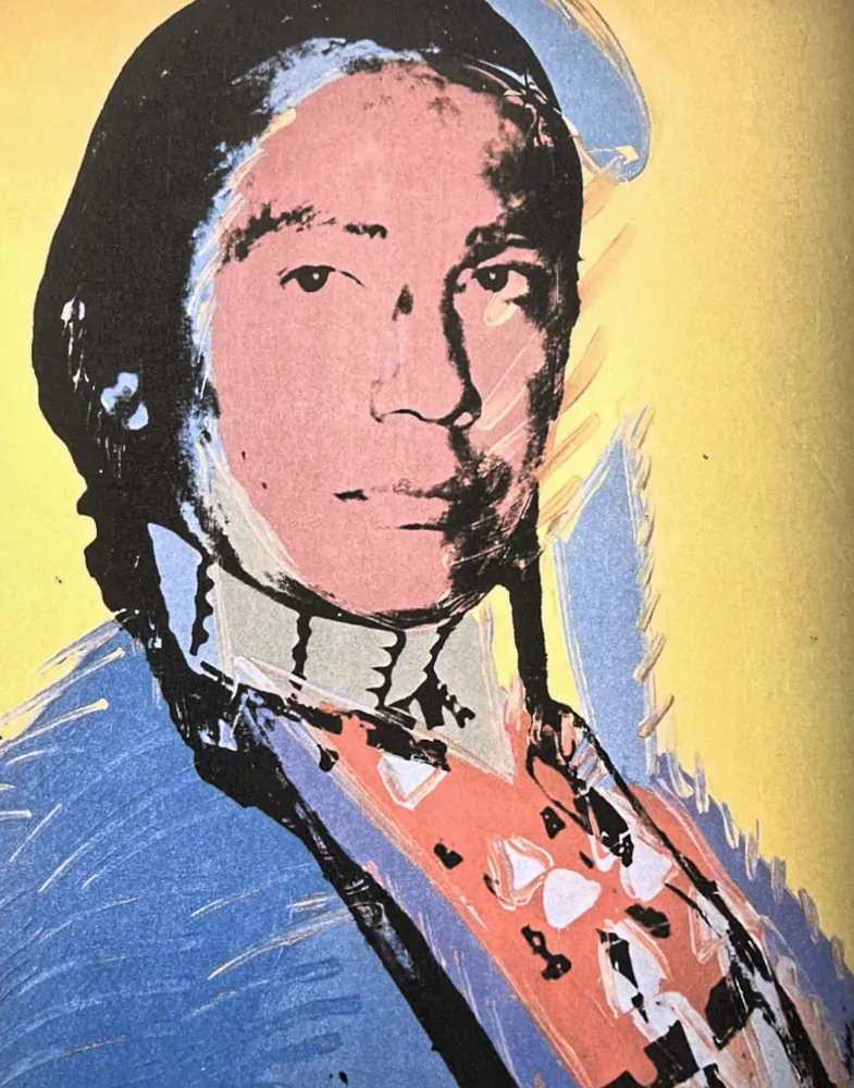 Andy Warhol - Russell Means žlutý 34/100 - edice Leo Castelli s certifikátem