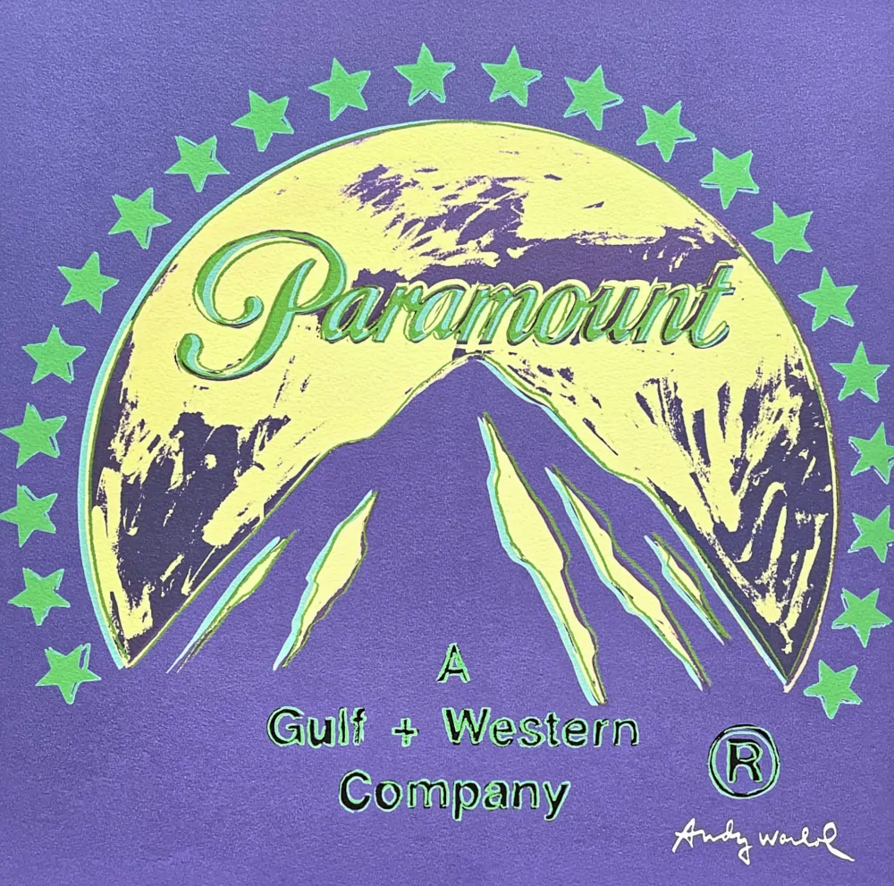 Andy Warhol - Paramount fialový x/500 - signováno, 50x50cm, limitovaná edice CMOA s certifikátem