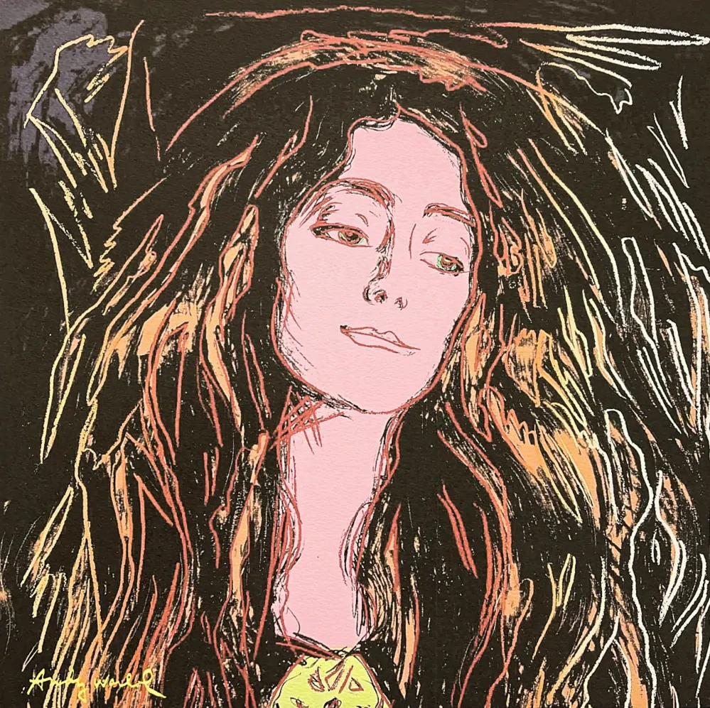 Andy Warhol - Eva Mudocci x/500 - signováno, 50x50cm, limitovaná edice CMOA s certifikátem