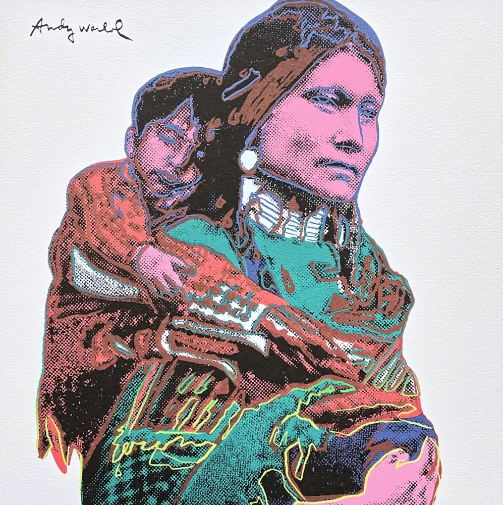 Andy Warhol - Mother and Child x/500 - signováno, 50x50cm, limitovaná edice CMOA s certifikátem