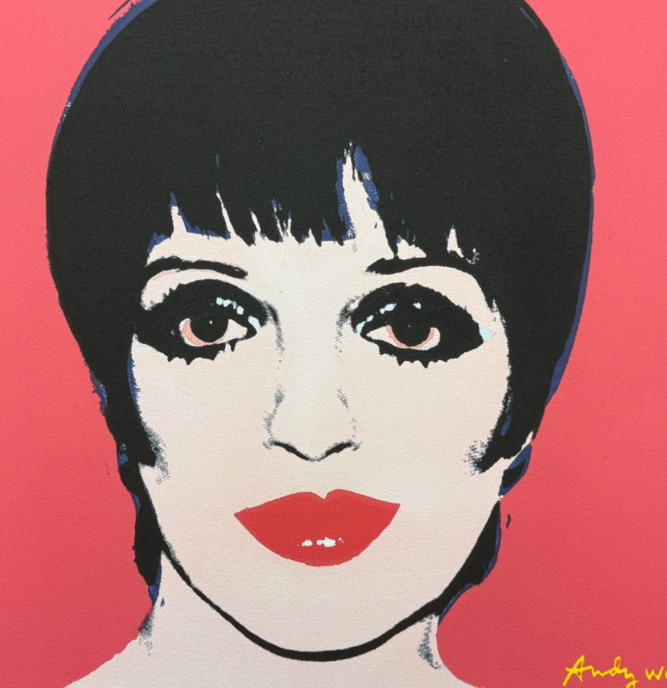 Andy Warhol - Liza Minnelli 306/2400 - 60x60 cm, limitovaná edice CMOA s certifikátem