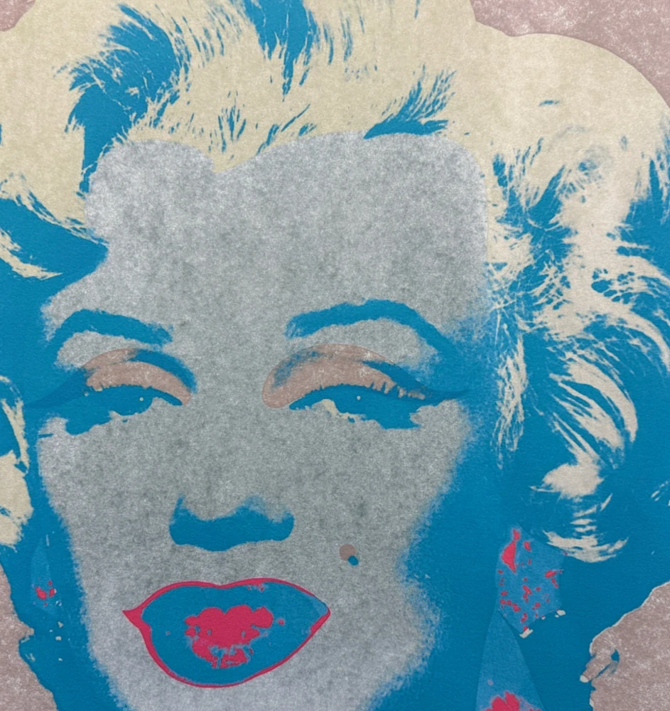 Andy Warhol - Marilyn Monroe světle hnědá 161/2400 - 60x60cm, limitovaná edice CMOA s certifikátem