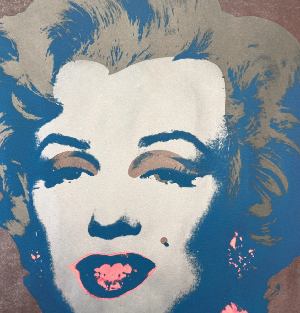 Andy Warhol - Marilyn Monroe hnědá 110/2400 - 60x60cm, limitovaná edice CMOA s certifikátem