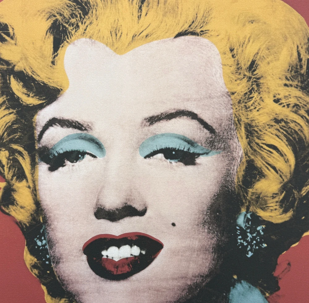 Andy Warhol - Marilyn Monroe hnědočervená 345/2400 - 60x60cm, limitovaná edice CMOA s certifikátem