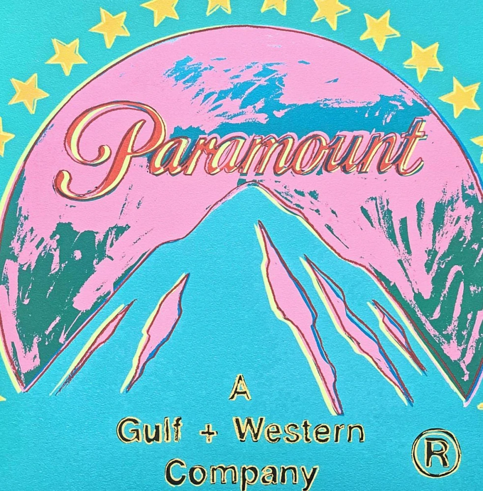 Andy Warhol - Paramount modro-růžový 535/2400 - 60x60cm, limitovaná edice CMOA s certifikátem