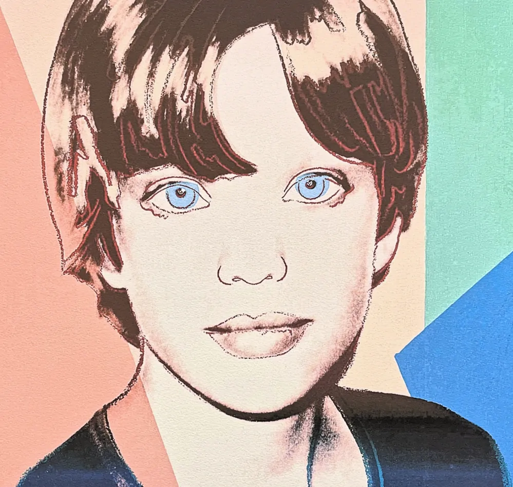 Andy Warhol - Bruno Bischofbergers Daughter 152/2400 - 60x60cm, limitovaná edice CMOA s certifikátem