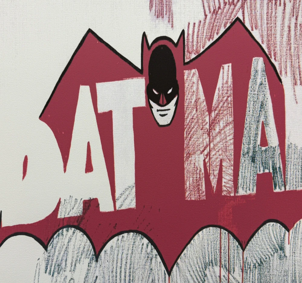 Andy Warhol - Batman 54/2400 - 60x60cm, limitovaná edice CMOA s certifikátem