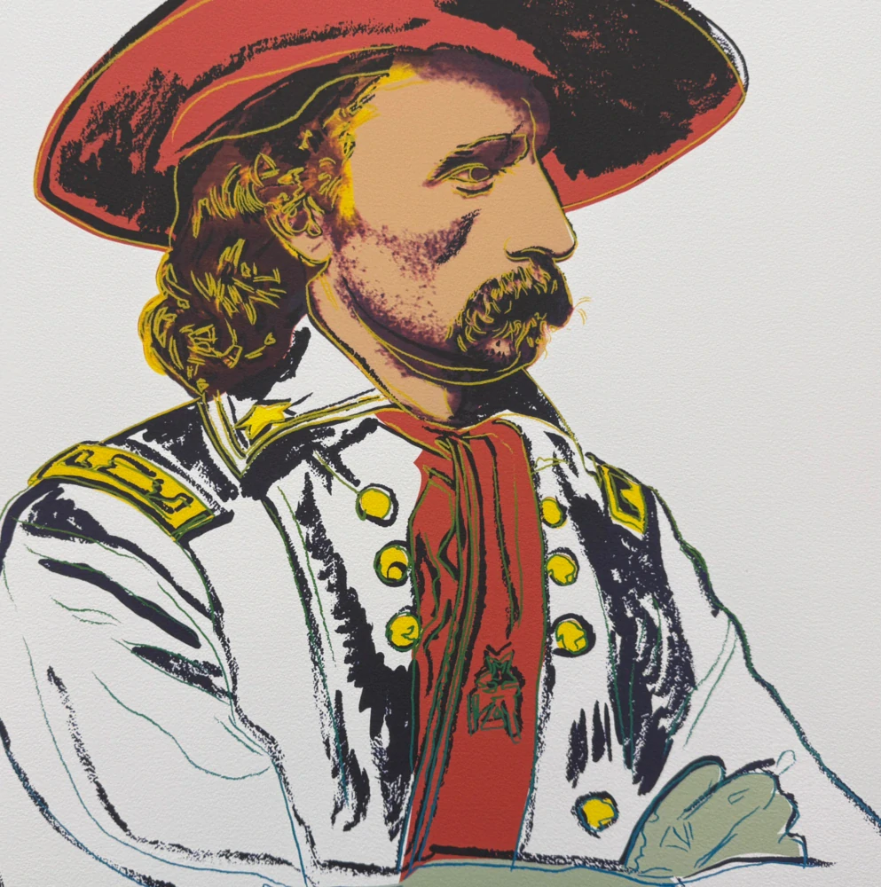 Andy Warhol - General Custer 155/2400 - 60x60cm, limitovaná edice CMOA s certifikátem