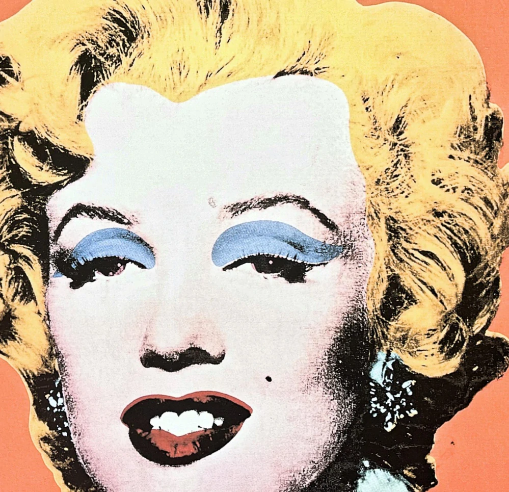 Andy Warhol - Marilyn Monroe oranžová 233/2400 - 60x60, limitovaná edice CMOA s certifikátem