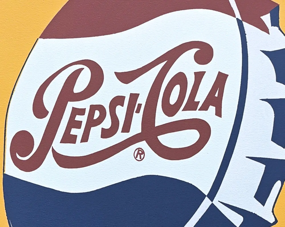 Andy Warhol - Pepsi-Cola žlutá x/2400 - 60x60 cm, limitovaná edice CMOA s certifikátem