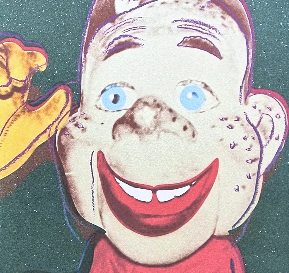 Andy Warhol - Howdy Doody 285/2400 - 60x60cm, limitovaná edice CMOA s certifikátem