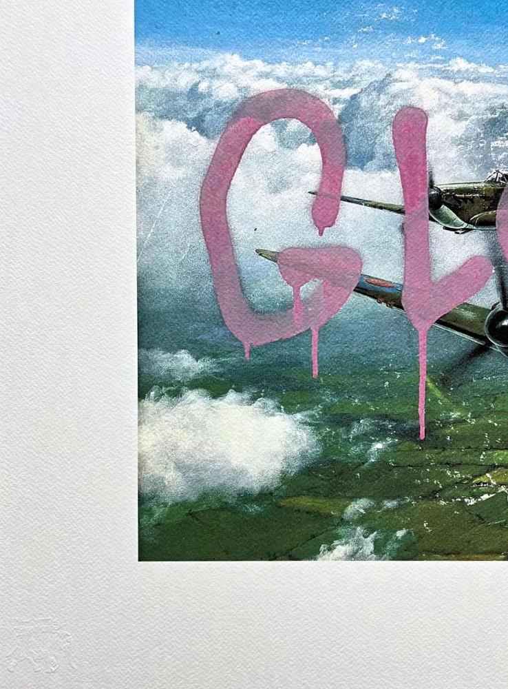 Banksy - Glory 82/150 - číslovaná edice s certifikátem, 70x50cm