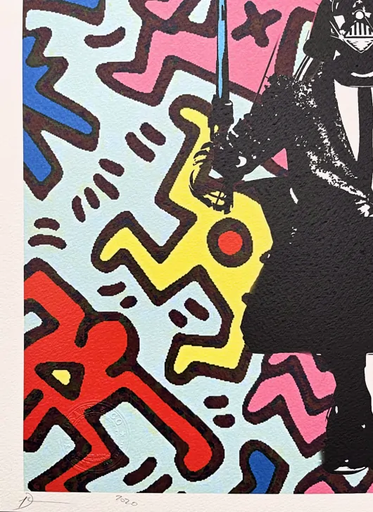 Death NYC - Star Wars a Keith Haring - limitovaná edice s certifikátem, 32x45cm