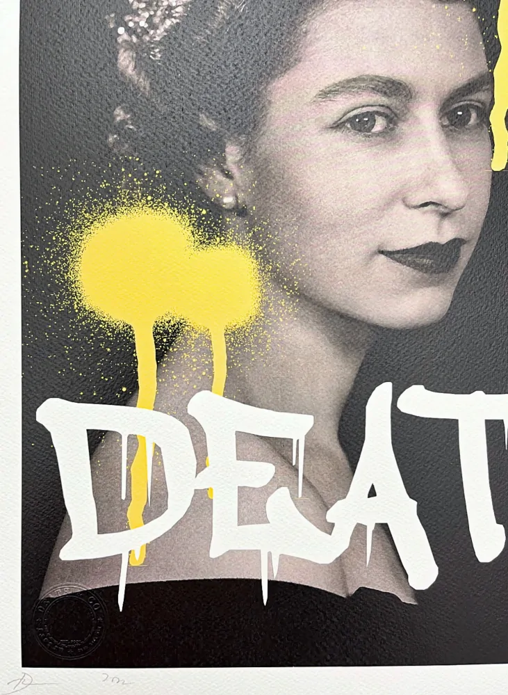 Death NYC - Young Queen Elizabeth - limitovaná edice s certifikátem, 32x45cm