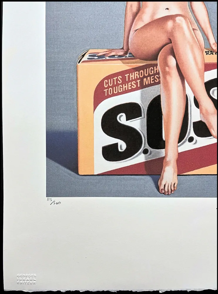Mel Ramos - Sos Judy 115/500 - limitovaná edice, 38x57 cm 