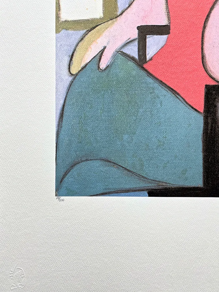 Pablo Picasso - Woman sitting near a window 78/200 - signováno, s certifikátem, 50x70 cm