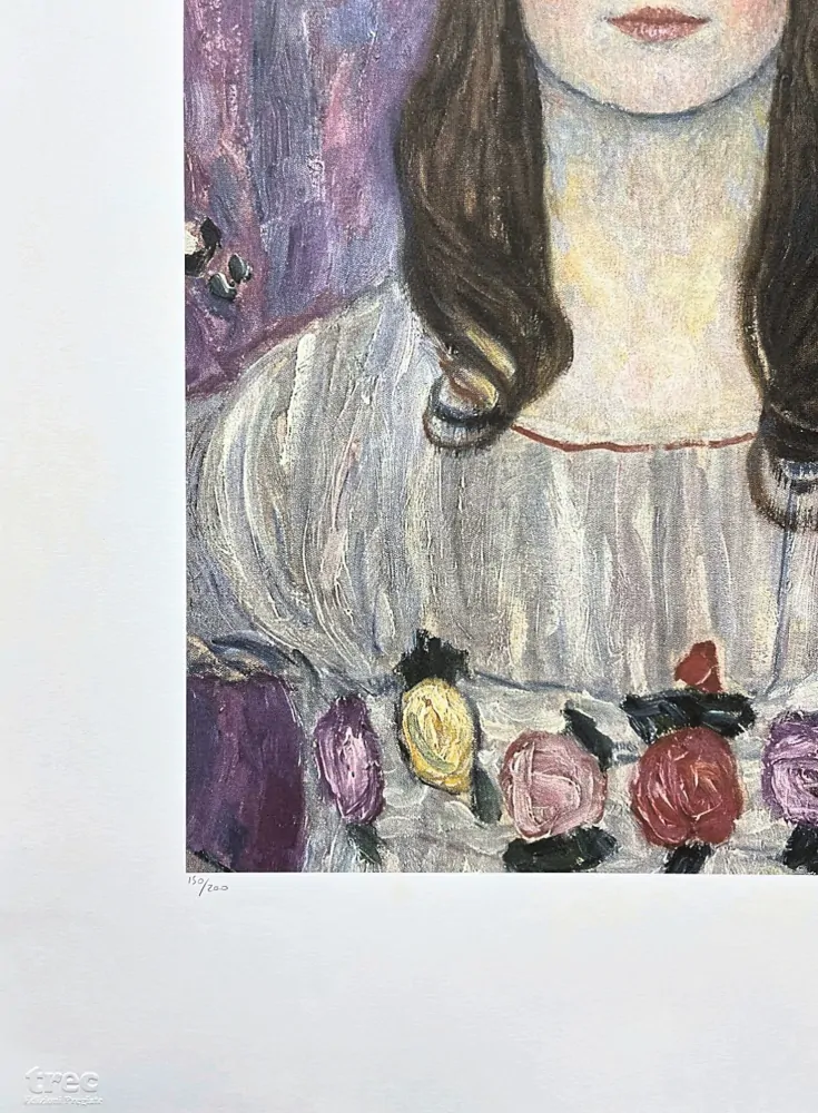 Gustav Klimt - Portrait of Madam Primavesi x/200 - signováno, s certifikátem, 50x70 cm
