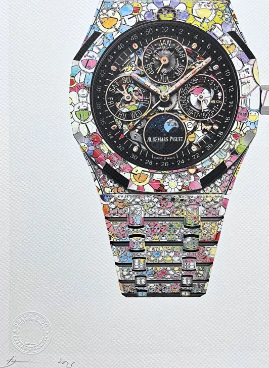 Death NYC - Audemars Piguet - limitovaná edice s certifikátem, 32x45cm