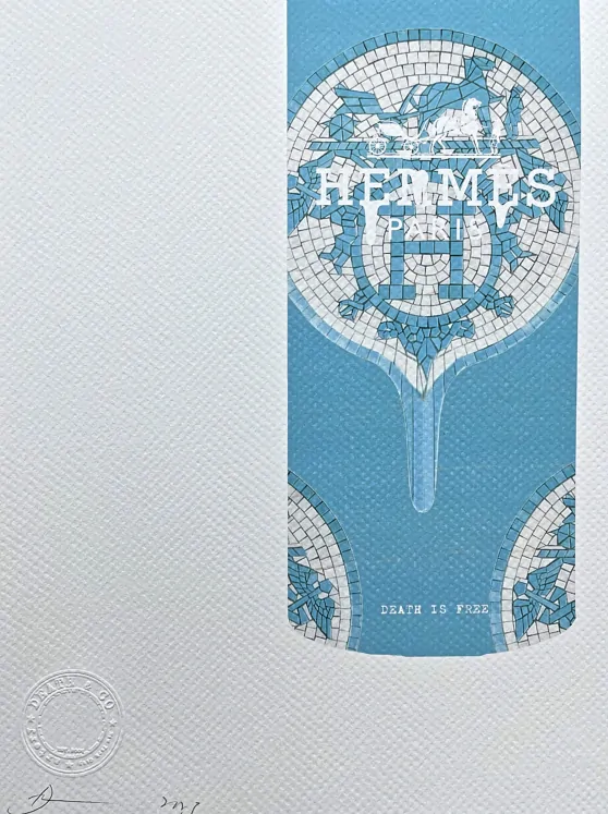 Death NYC - Spray Hermes - limitovaná edice s certifikátem, 32x45cm
