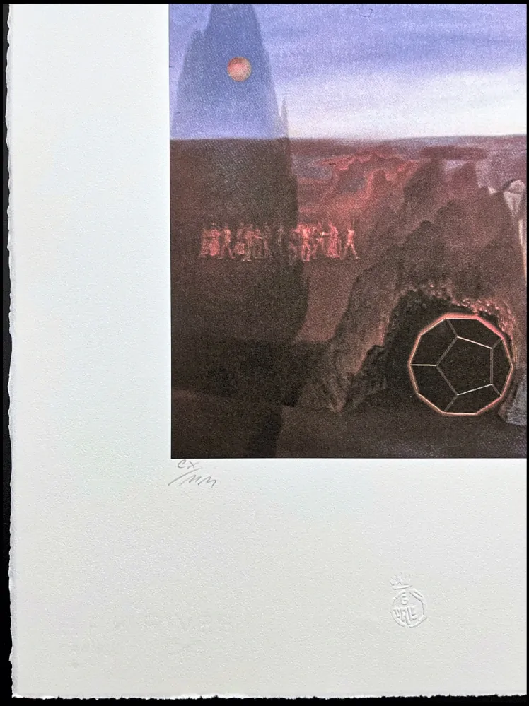 Salvador Dalí - Fourth Dimension - signováno, limitovaná edice, 50x66cm