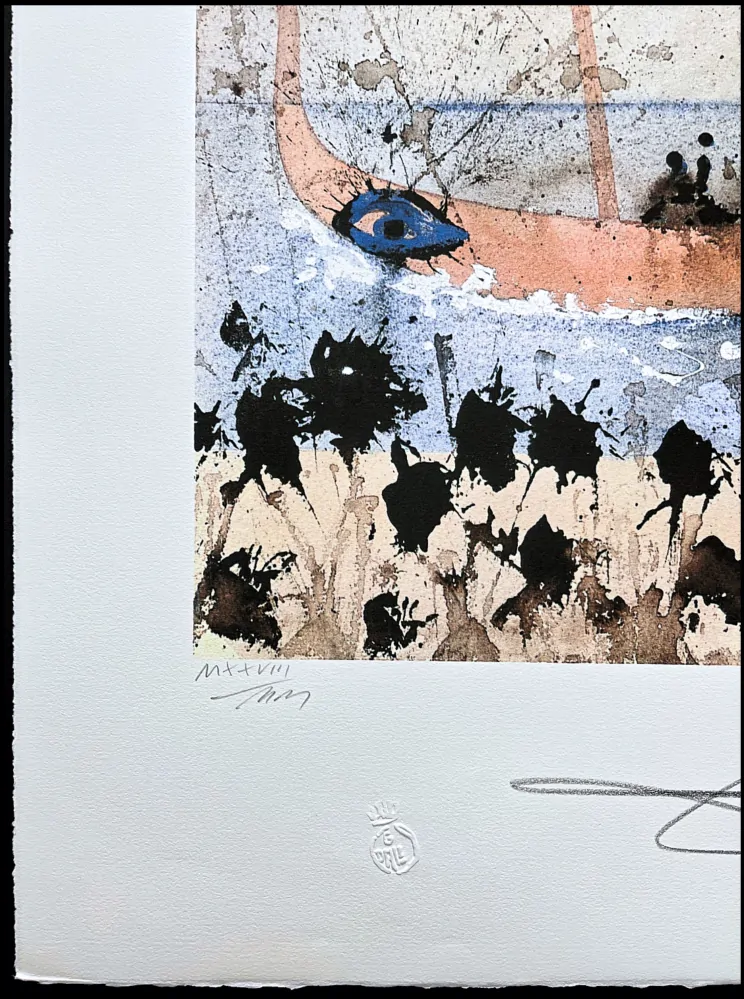 Salvador Dalí - Le départure de Télémaque - signováno, limitovaná edice, 50x66cm