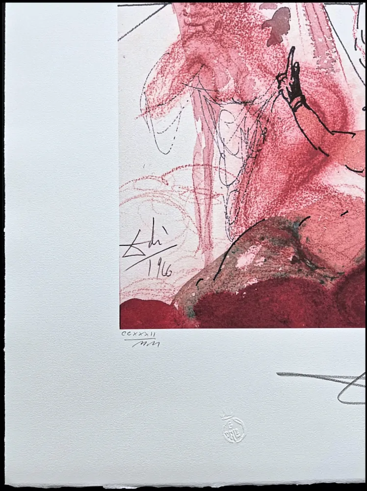 Salvador Dalí - Danseuse Devant le Sultan - signováno, limitovaná edice, 50x66cm
