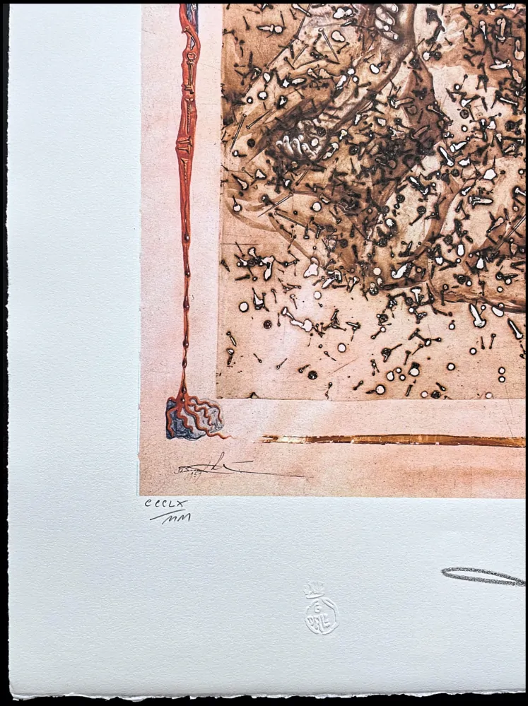 Salvador Dalí - Pieta from The Apocalypse of St. John - signováno, limitovaná edice, 50x66cm