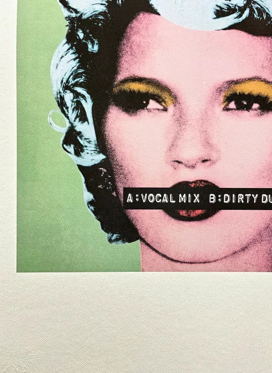 Banksy - Kate Moss 76/150 - číslovaná edice s certifikátem, 50x70cm