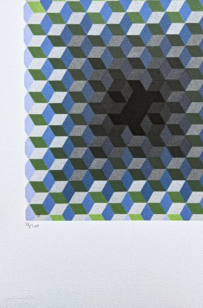 Victor Vasarely - ION 11 - limitovaná edice s certifikátem