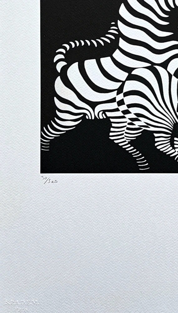 Victor Vasarely - Zebry - limitovaná edice s certifikátem
