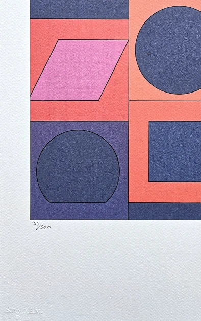Victor Vasarely - Alphabet VR - limitovaná edice s certifikátem