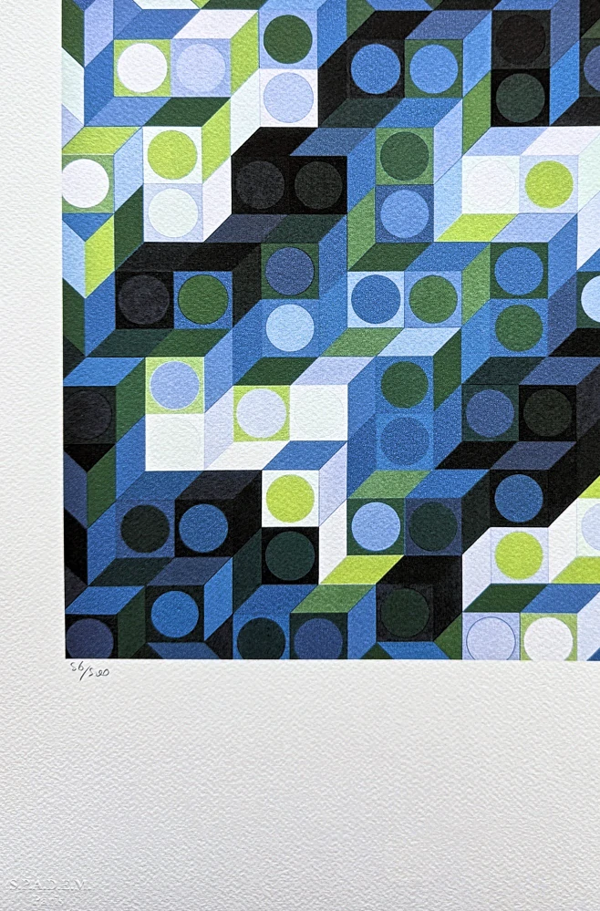 Victor Vasarely - Deuton - VB - limitovaná edice s certifikátem