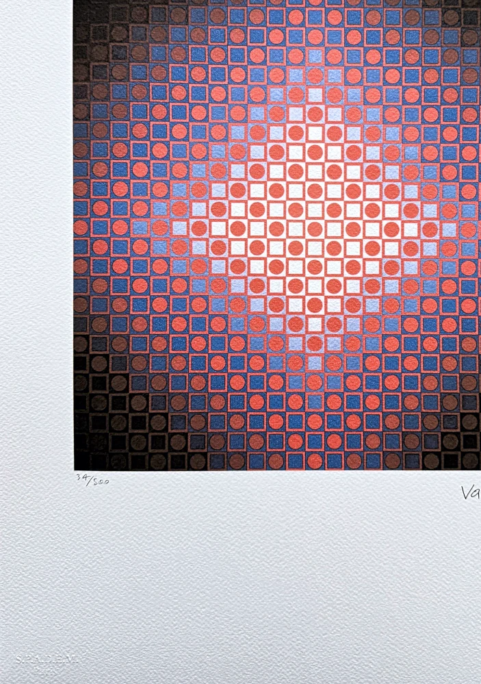 Victor Vasarely - Boglar - limitovaná edice s certifikátem