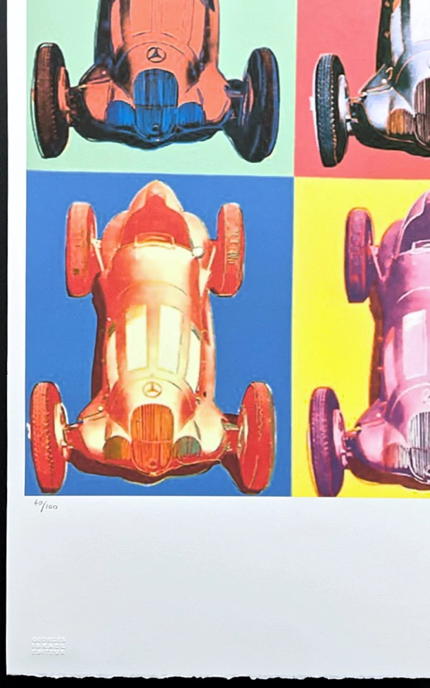 Andy Warhol - Mercedes-Benz x/100 - edice Leo Castelli s certifikátem