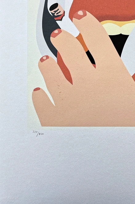 Tom Wesselmann - Smoker 1 - signováno, limitovaná edice 220/450