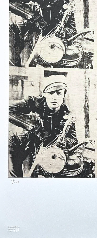 Andy Warhol - Marlon Brando 83/100 - edice Leo Castelli s certifikátem
