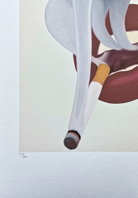 Tom Wesselmann - Smoker II - signováno, limitovaná edice x/450
