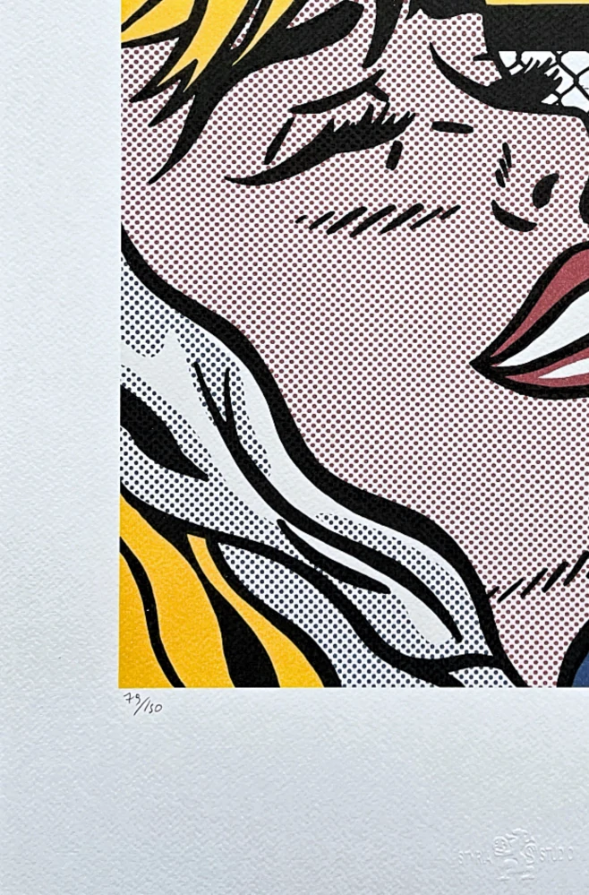 Roy Lichtenstein - Shipboard Girl - signováno, 35x50cm, limitovaná edice 79/150