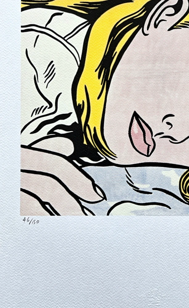 Roy Lichtenstein - Hopeless - signováno, 35x50cm, limitovaná edice 46/150