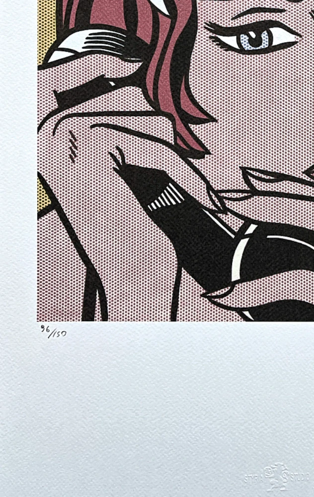 Roy Lichtenstein - Ohh Alright - signováno, 35x50cm, limitovaná edice x/150