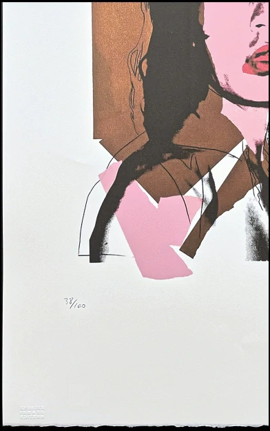 Andy Warhol - Mick Jagger hnědý 38/100 - edice Leo Castelli s certifikátem