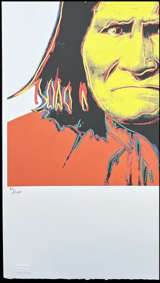 Andy Warhol - Geronimo x/100 - edice Leo Castelli s certifikátem