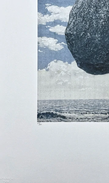 René Magritte - Le Château des Pyrénées 65/100 - limitovaná edice, 50x70cm