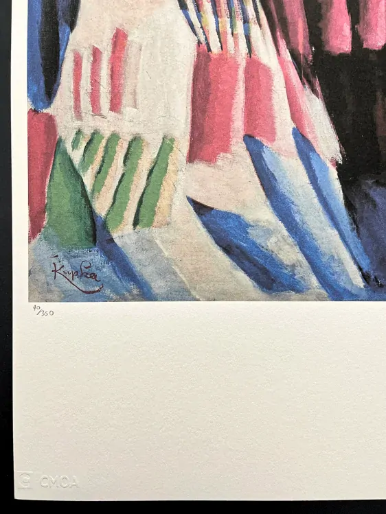 František Kupka - Tvary vytažené 40/350 - limitovaná edice s certifikátem, 50x70cm