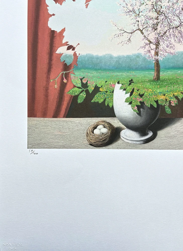 René Magritte - Le Plagiat x/100 - limitovaná edice, 50x70cm