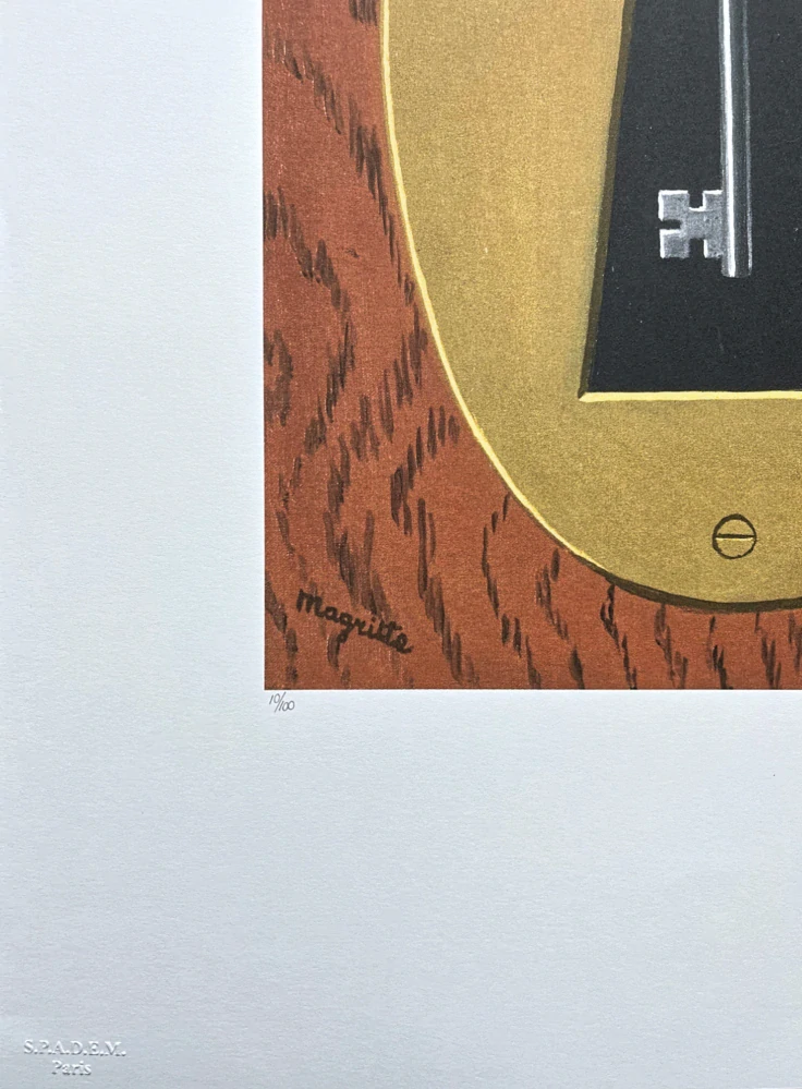 René Magritte - Le Sourire du Diable 10/100 - limitovaná edice, 50x70cm