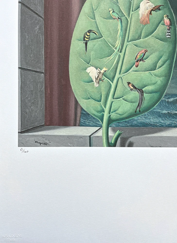 René Magritte - Le Rendez-Vous 81/100 - limitovaná edice, 50x70cm