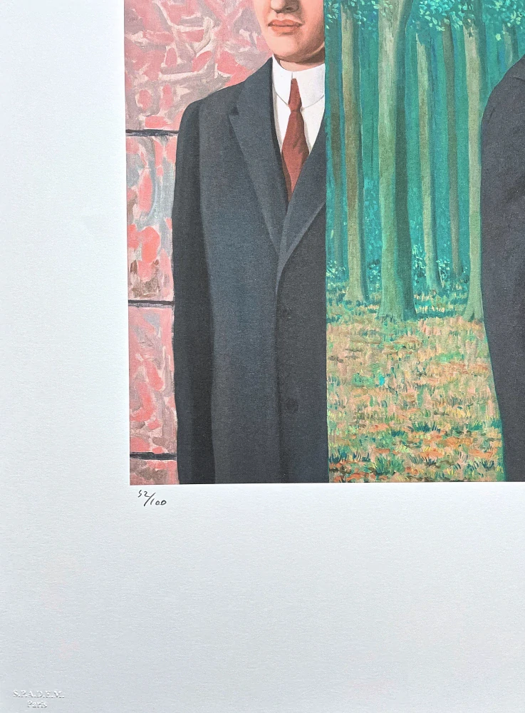 René Magritte - Le lieu commun 52/100 - limitovaná edice, 50x70cm