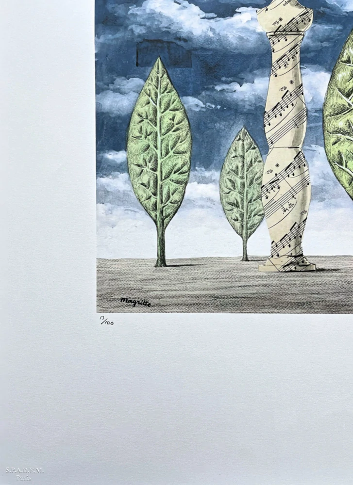 René Magritte - Lamour de la nature 13/100 - limitovaná edice, 50x70cm
